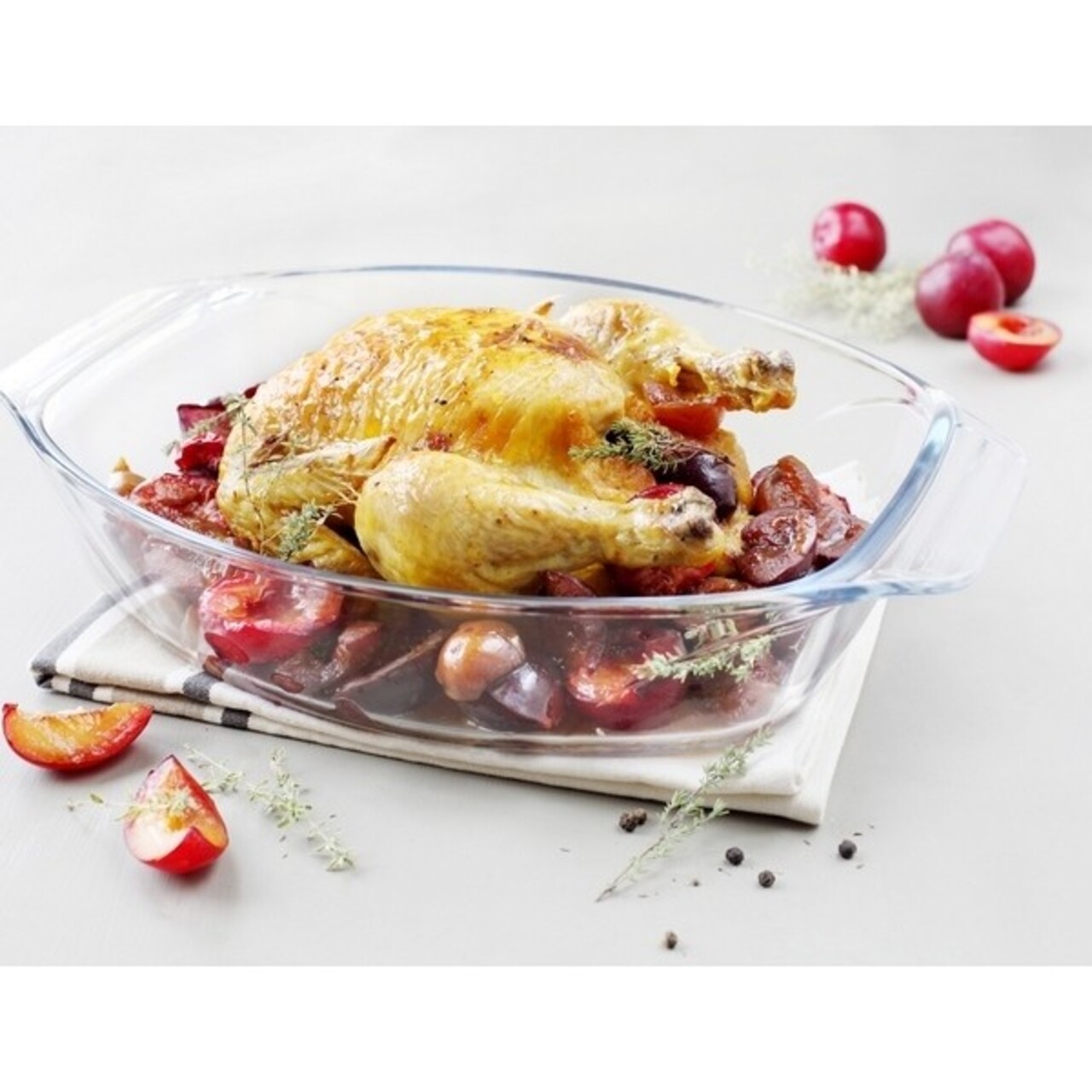 Pyrex Irresistible Sütőtál 40x28 Cm, 4,2 L, Boroszilikát üveg