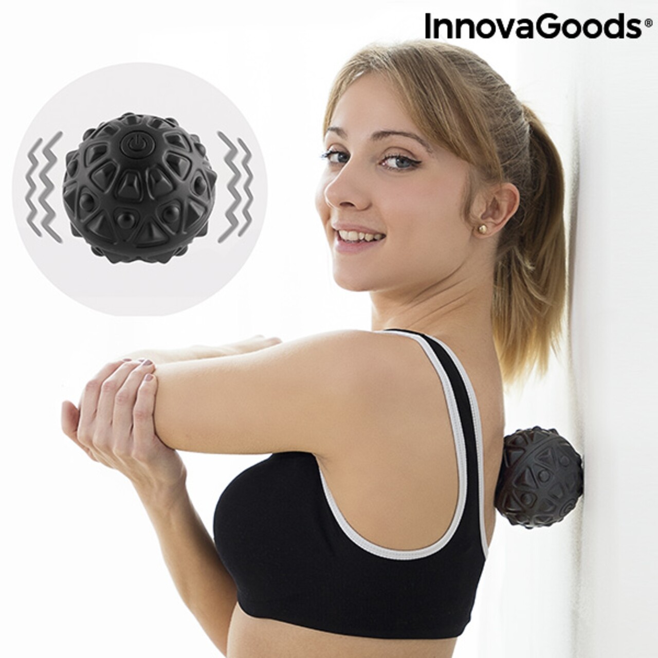 Noknot InnovaGoods Rezgős masszírozó labda, 8 cm