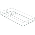 Clarity kozmetikai rendszerező, iDesign, 4 rekeszes, 40,5x20,5x5 cm