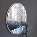 Oglinda decorativa A701, Neostill, 60 cm, argintiu