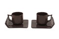 Kutahya Porselen Kávés készlet, DS04KT0004, 4 darabos, porcelán