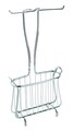 Axis WC papír és magazin tartó, iDesign, 30,5x12x60,5 cm, acél, króm
