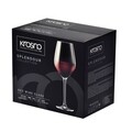 6 pohár vörösbor készlet, Krosno Splendor, üveg, 300 ml