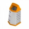 Orange 6 oldalú reszelő, Vanora, 12 x 14 x 23 cm, rozsdamentes acél / szilikon, ezüst / narancs