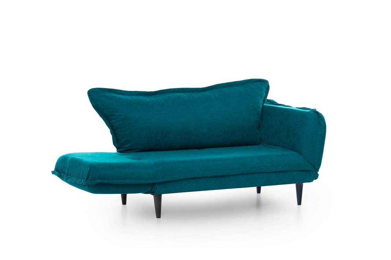 Vino Daybed Kihúzható Kanapé, Futon, 3 Személyes, 200x70 Cm, Fém, Zöld