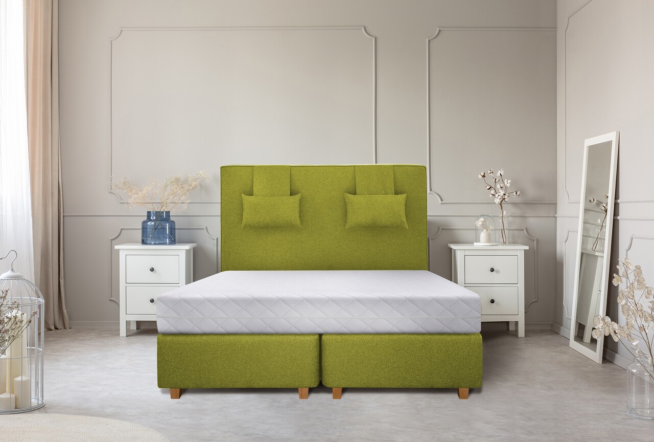 Green future konforta szuper ortopéd matrac 19 cm, 140x190x19cm, levehető huzat, mosható, steppelt, hipoallergén, megfordítható, közepes szilárdság