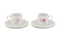 Kutahya Porselen Kávés készlet, RU04KT118078, 4 darabos, porcelán