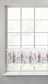Eurofirany keresztfüggöny, Mona, 30x150 cm, poliészter, fehér / rózsaszín