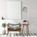 Luin Állólámpa asztallal, 8273-2, E27, 60 W, fém/fa/textil