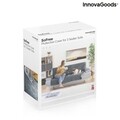 SoFree InnovaGoods Megfordítható védőhuzat 3 üléses kanapéhoz, 275x181 cm, poliészter, szürke