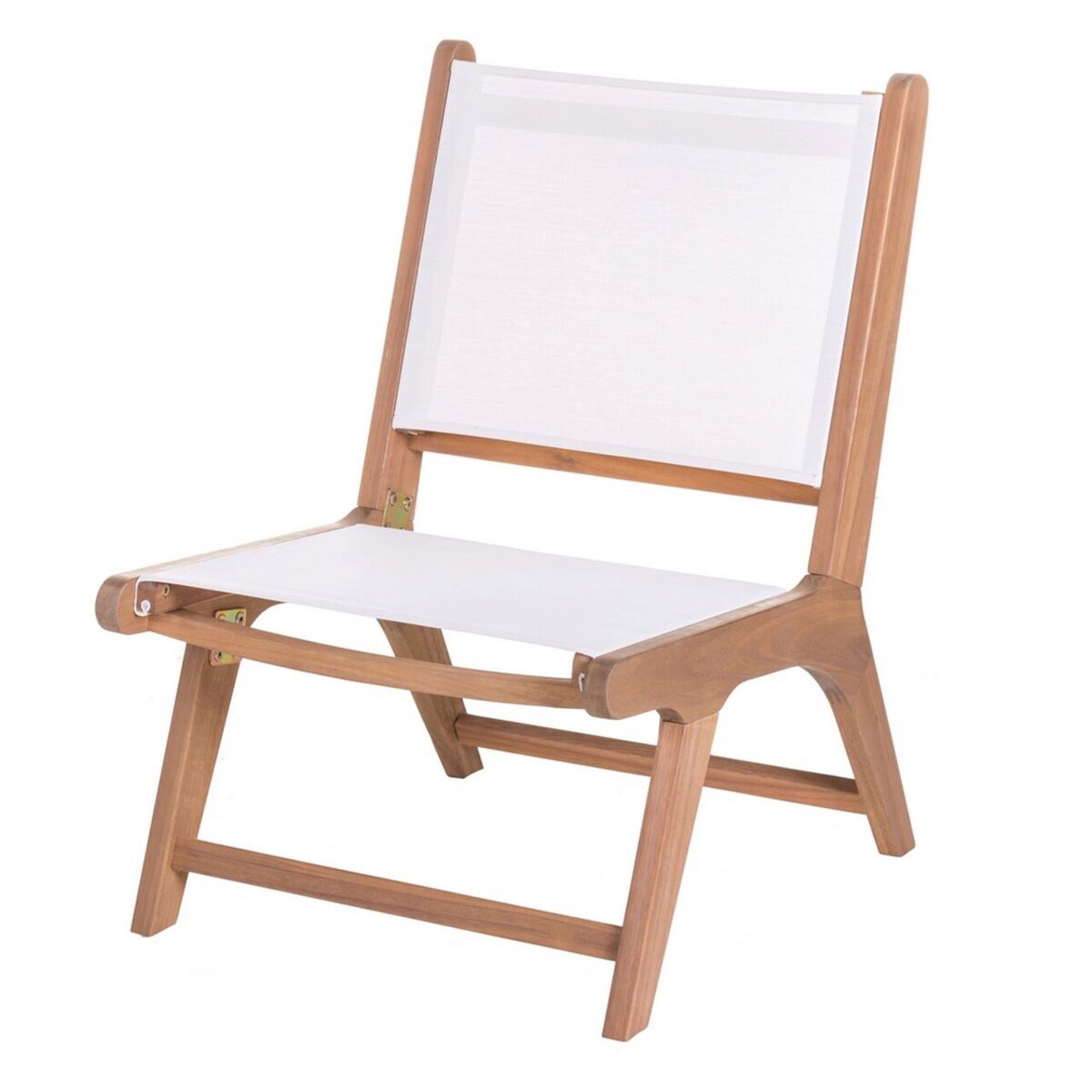 Bigbuy home nina kerti szék, 50 x 64 x 75 cm, akácfa, fehér