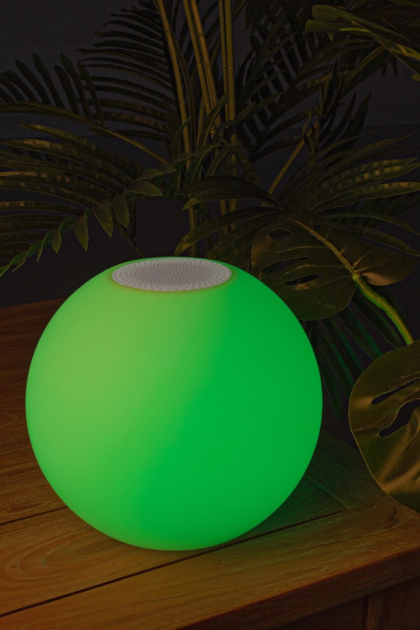 Sphere kerti lámpa led-el, bizzotto, ø25 cm, bluetooth, 7 szín, távirányítóval
