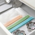 6 db újrafelhasználható cipzáras táska készlet InnovaGoods Bags Zags, 25/20 / 15,5 cm