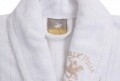 Beverly Hills Polo Club Unisex fürdőköpeny, 100% pamut, S/M, White/Beige