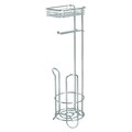 Classico Plus WC-papír tartó, iDesign, 18,5x16,5x61 cm, acél
