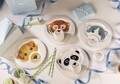 Gyermek reggeliző készlet 2 db, Villeroy & Boch, Animal Friends Panda, Ø 22 cm / 190 ml, prémium porcelán