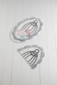 Set 2 covorase de baie, Chilai, Sweet Bird Grey, multicolor