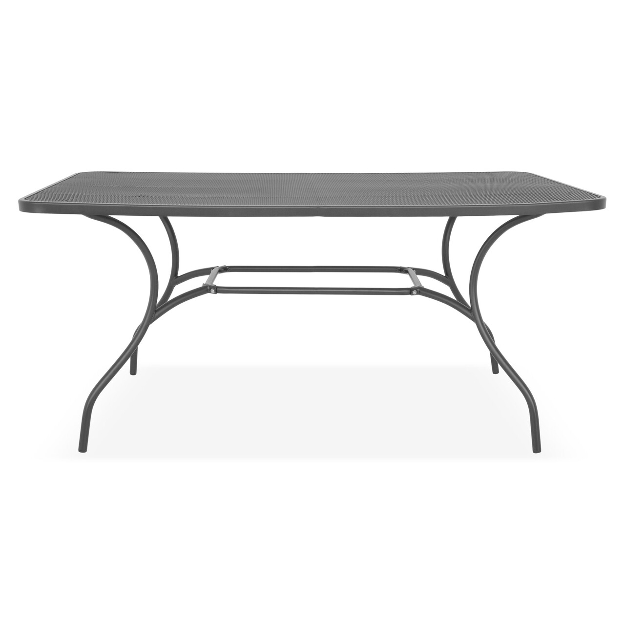 Berlin Asztal, L.160 l.100 H.72 cm, acél, fekete