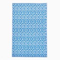 Megfordítható szőnyeg, Rhombus Blue-White, Bizzotto, 120x180 cm