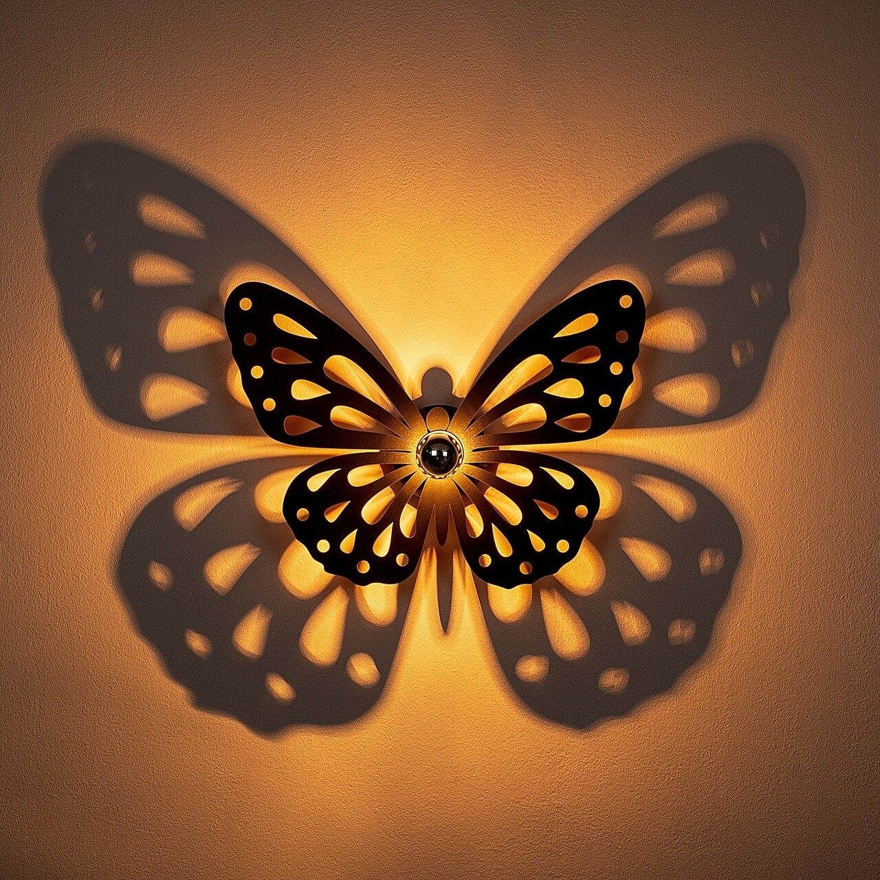 Shadow Fali Lámpa, 599 - A, E27, 100 W, Fém/MDF, Fekete