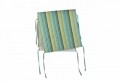 Üléshátvédő 47x100 cm, Green Stripes, 100% pamut, zöld
