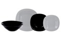 Luminarc 19 darabos Étkészlet, Carine Granite/Black, opál