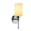 Balcova N-344 fali lámpa, Noor, 13 x 32 cm, 1 x E27, 100 W, ezüst