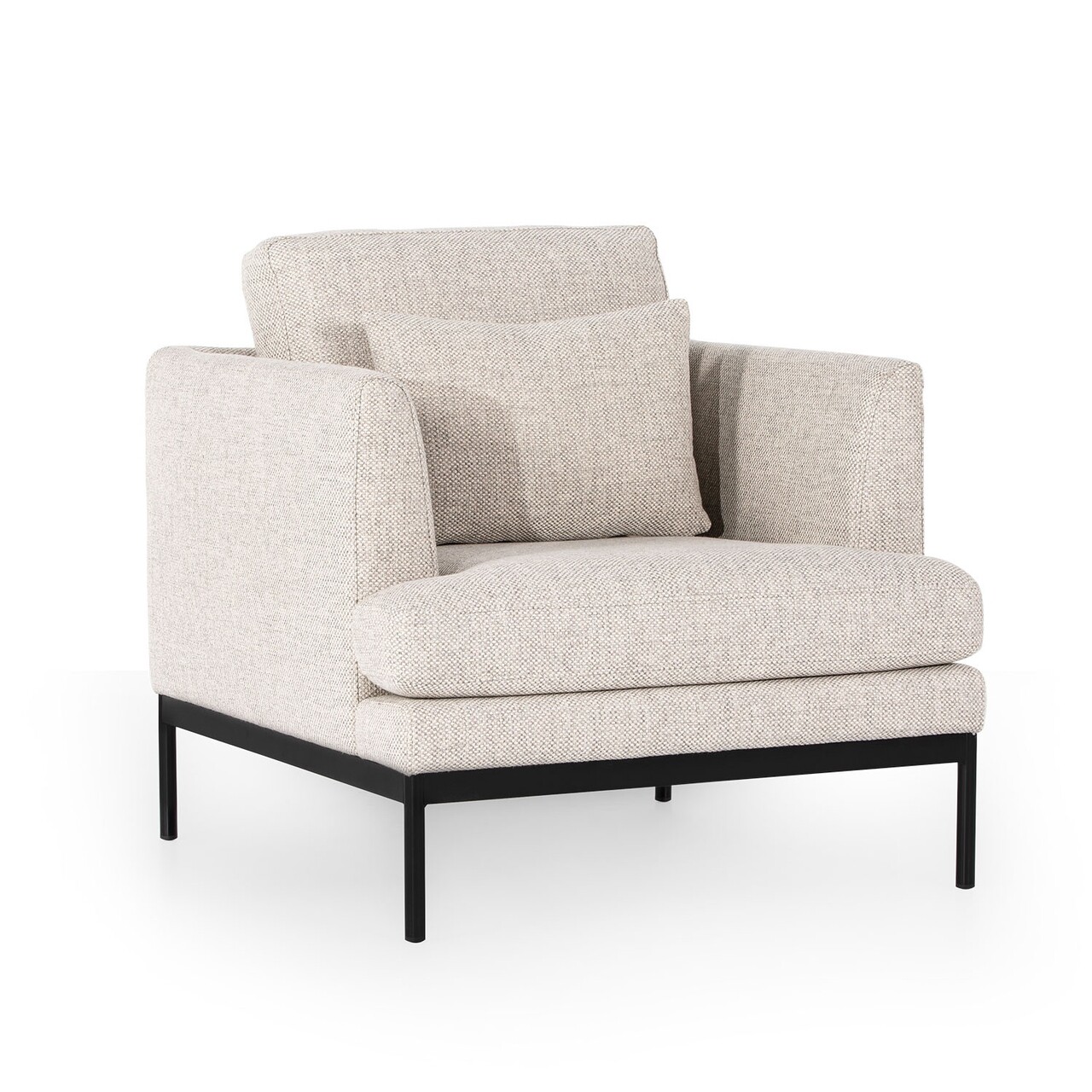 Pearl fotel, ndesign, 82x88x85 cm, fa, krémszín