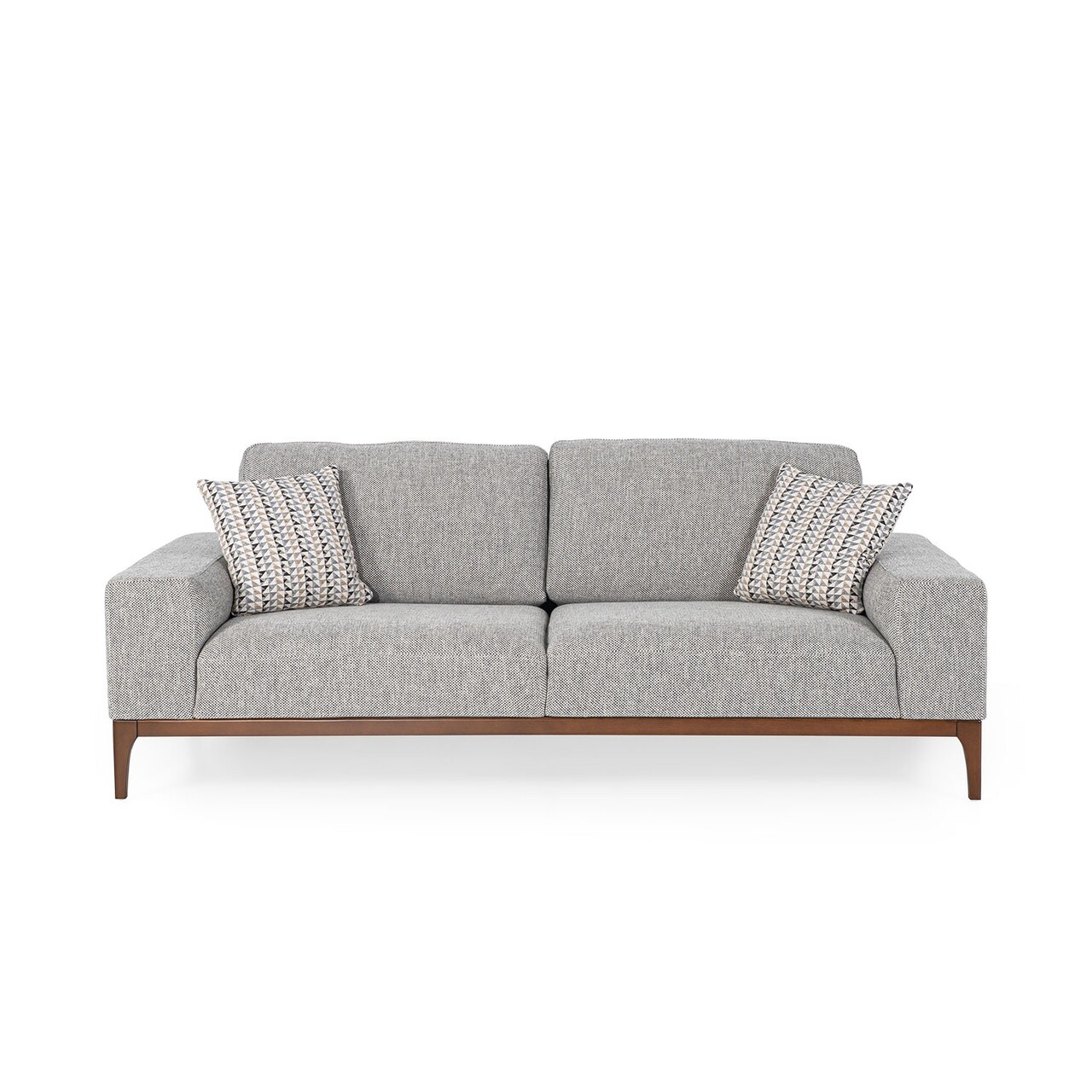 Secret kanapé, ndesign, 3 személyes, 215x104x88 cm, fa, szürke
