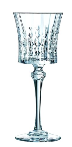 6 pohár fehérborhoz, Eclat Cristal D'Arques, Lady Diamond, 190 ml, kristályüveg