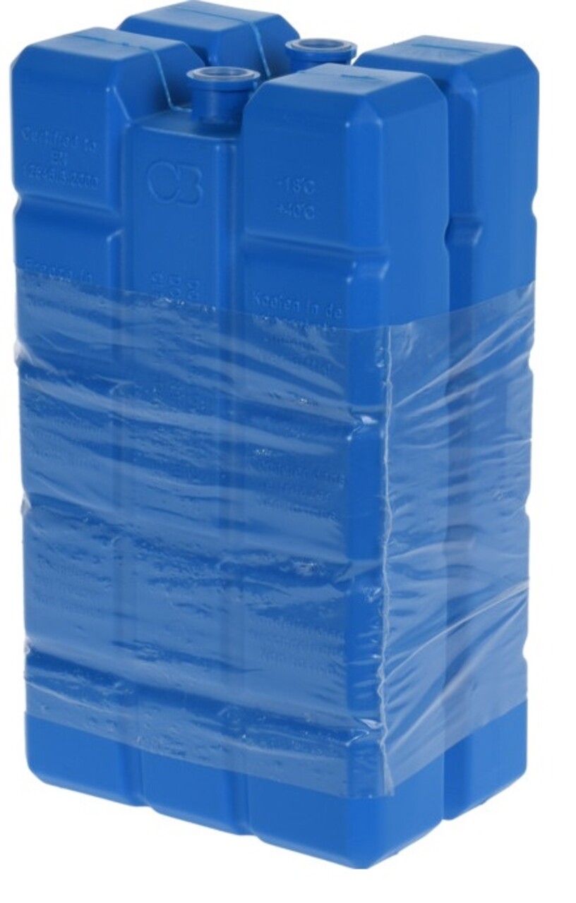 2 faforma készlet jéghez, polipropilén, kék