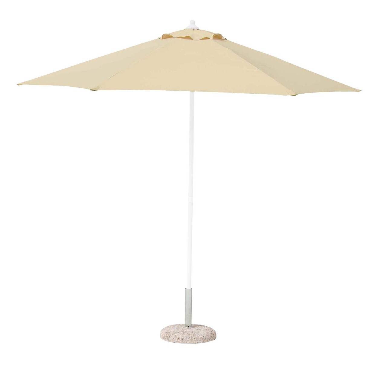 Delfi Kerti/terasz napernyő, Bizzotto, Ø270 cm, oszlop Ø38 mm, acél/poliészter, bézs