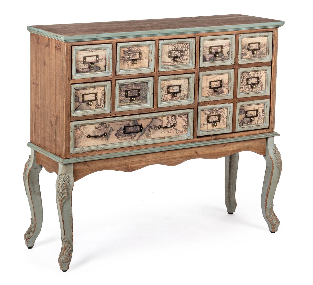 Kompart Alsó tálalószekrény, Bizzotto, 96 x 35 x 86 cm, erdeifenyő