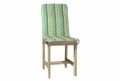 Üléshátvédő 47x100 cm, Green Stripes, 100% pamut, zöld