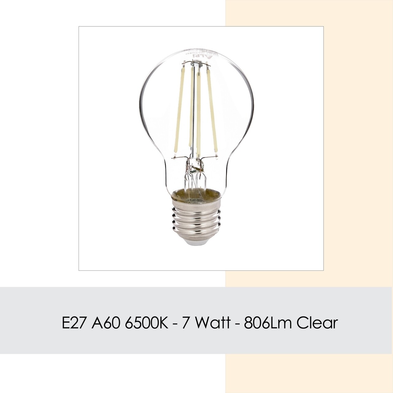 Sage LED Izzó, E14 Kıvrık Gün Işığı, E27, 7 W, 6500K, 806 Lm, üveg