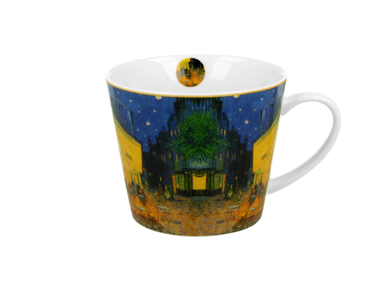 Bögre, DUO, Vincent Van Gogh - Terrace At Night, 610 Ml, Porcelán, Színes