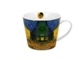 Bögre, DUO, Vincent Van Gogh - Terrace at Night, 610 ml, porcelán, színes