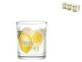3 pohár szett Lemon, Pengo, 225 ml, palack, sokszínű