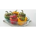 Vas oval, Pyrex, 21 x 30 cm, sticla termorezistenta