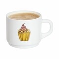 Luminarc Csésze, Gourmandise Cupcake, 220 ml, üveg, színes