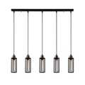 Likya N-1013 Csillár, Noor, 80 x 112 cm, 5 x E27, 100W, fekete