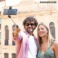 Tridiex InnovaGoods Kihúzható mobiltelefon állvány LED-del és távirányítóval, 18x14x27-71 cm