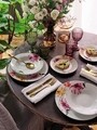 Tognana 18 darabos Étkészlet, Olimpia Camelia, porcelán, színes