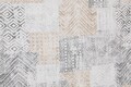Kétszemélyes ágynemű, 6 darabos, 200x220 cm, 100% szatén pamut, Cotton Box, Amentes, szürke