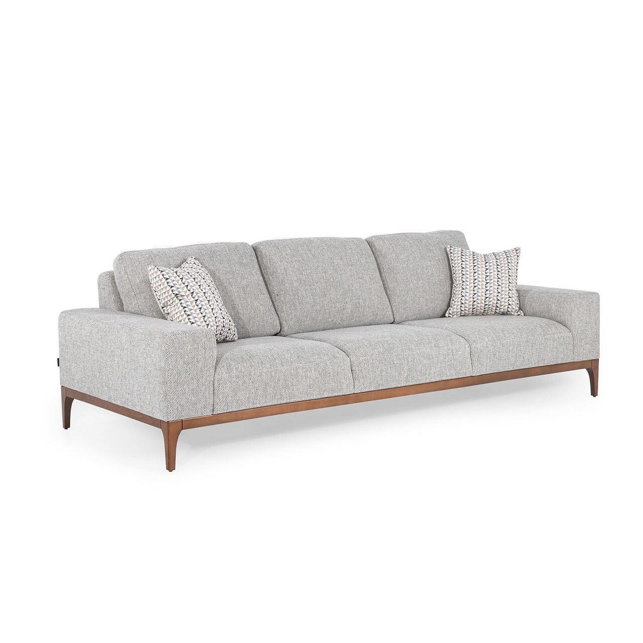 Secret kanapé, ndesign, 4 személyes, 255x104x88 cm, fa, szürke