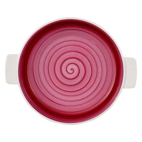 Sütőedény, Villeroy & Boch, Okos főzés, Ø 24 cm, prémium porcelán, kézzel festett, rózsaszín