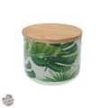 Élelmiszer doboz fedővel New Leaves, Versa, Ø10x8,2 cm, porcelán