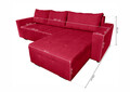 Coltar extensibil Verona Bej 287x169x96 cm cu lada de depozitare