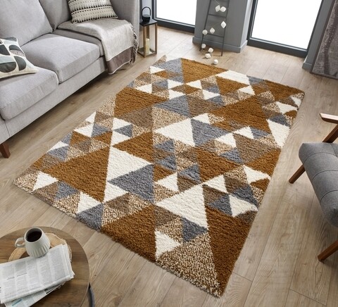 Flair Rugs Szőnyeg, Dakari Nuru Ginger, 120 x 170 cm, polipropilén, színes