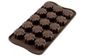 Fleury szilikon sütőforma, Silikomart Easy Choco, 15 formájú, Ø3 cm